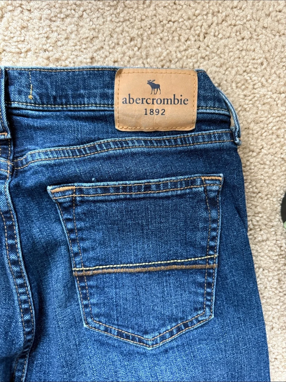 Abercrombie & Fitch Kids Dark Blue Boot Cut Jeans 15/16